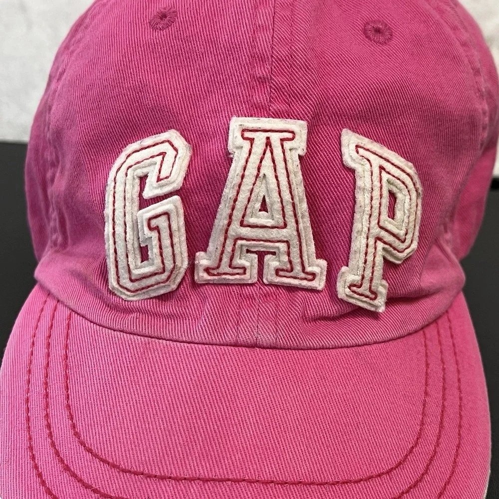 Baby GAP Baseball Hat Cap Youth Size M/L Girls Pink With Flexible Band